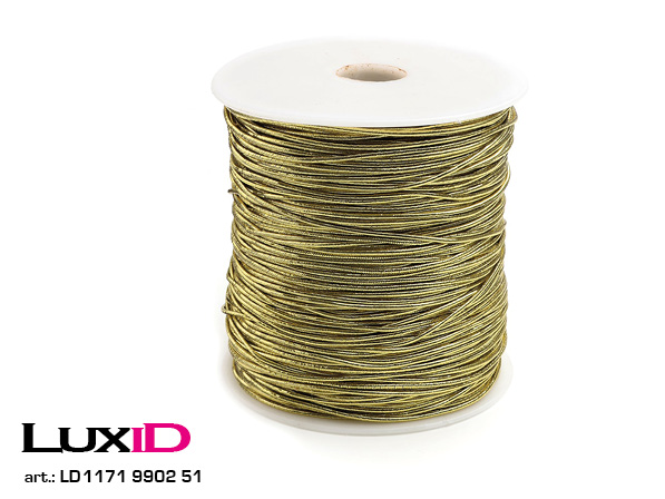 Round elastic 51 goud 2mmx100m